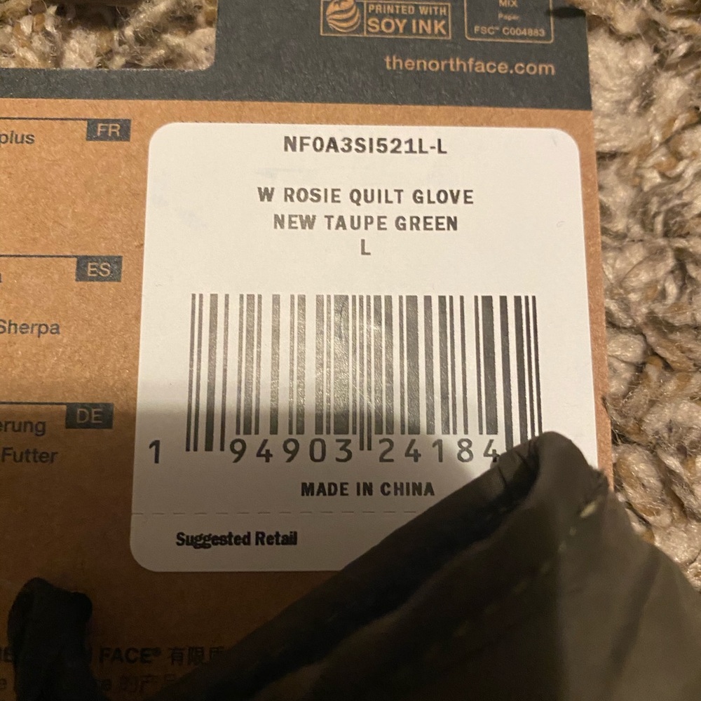 The North Face “Rosie Quilt Glove” - Picture 4 of 4